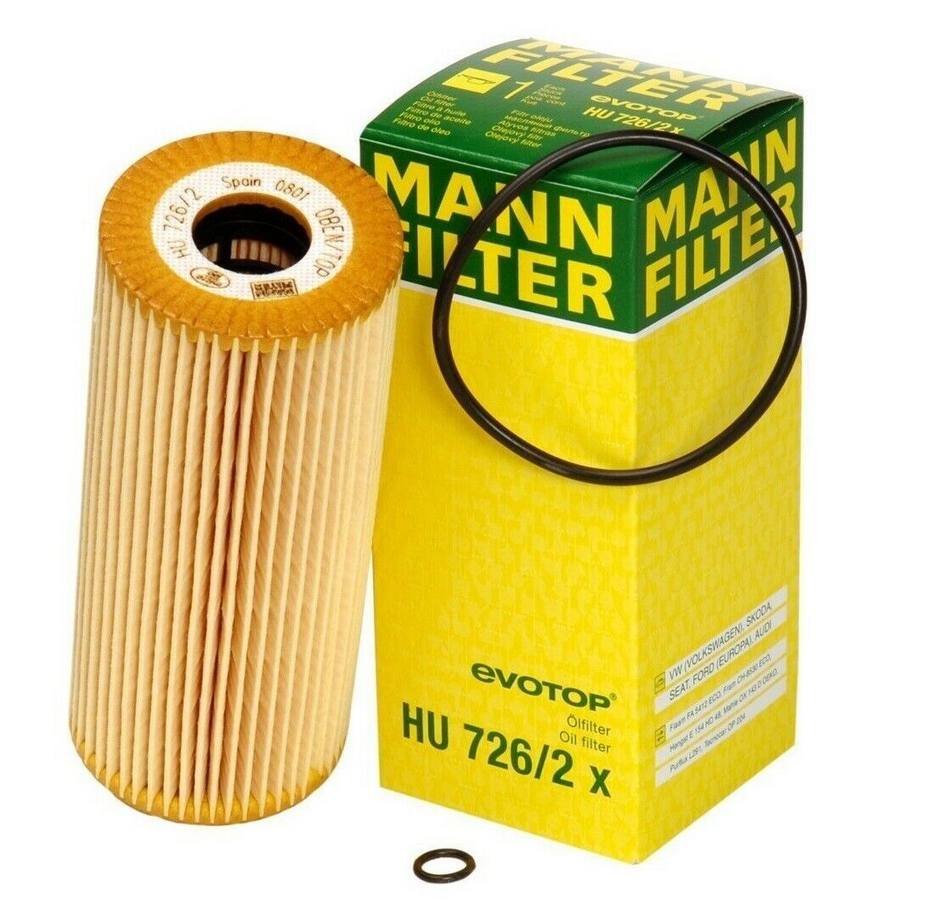 VW Oil Filter 074115562 - MANN-FILTER HU 726/2X